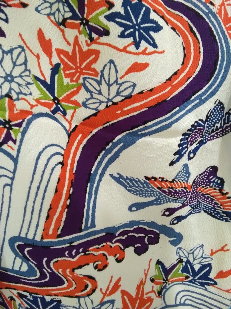 【専用】、正絹振袖、我妻紅型落款、重ね衿帯揚げ帯締め、袋帯、長襦袢★