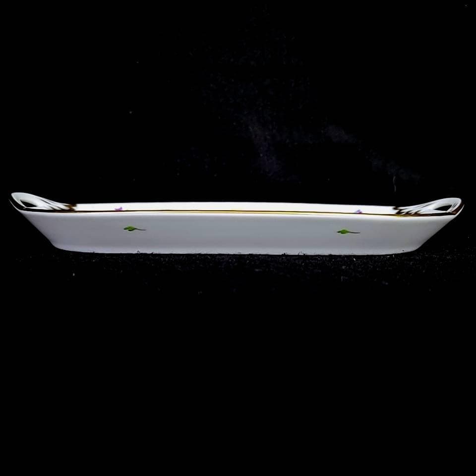 ▽美品▽ヘレンド　ミルフルール　小花散らし　プレート　サンドイッチトレイ