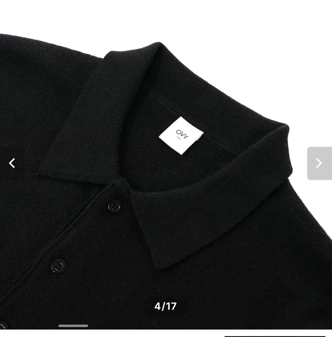OVY Wool Cashmere Warm Knit Polo Mサイズ