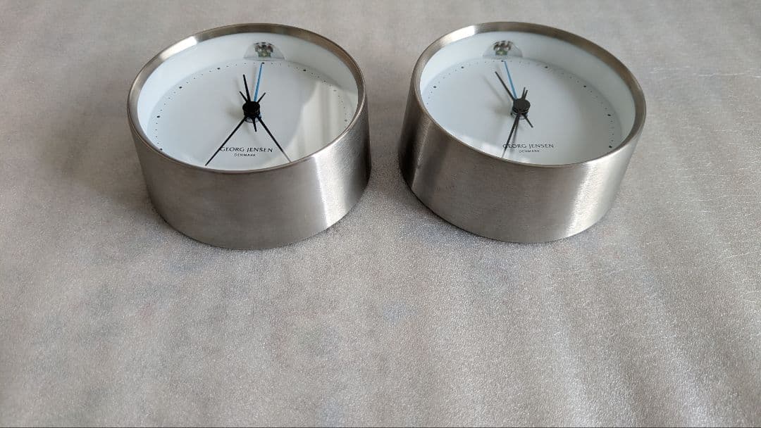 ジョージジェンセン　目覚まし時計　2個セット　壁掛け