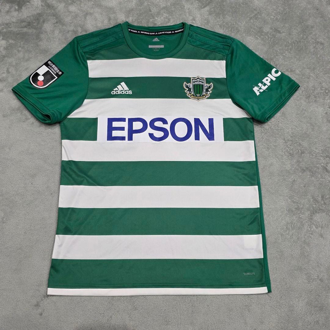 松本山雅　2019　田中隼磨　ユニフォーム　L　adidas　アディダス　緑