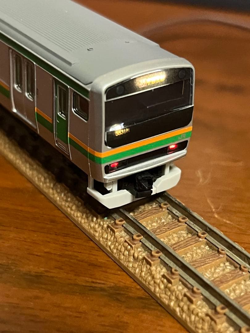 E231系9両 tomix ライト点灯動力動作確認済 ジャンク品