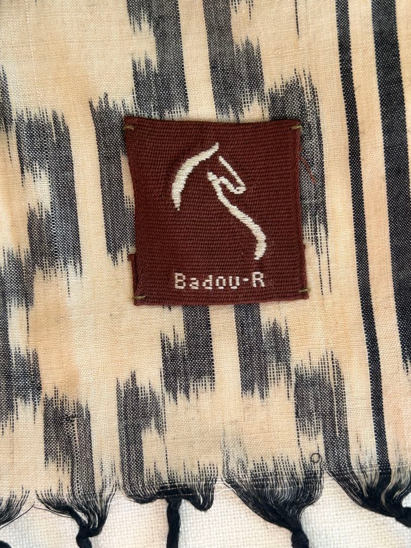 未使用に近い　Badou-R 45rpm　オーガニックコットン　ストール　①