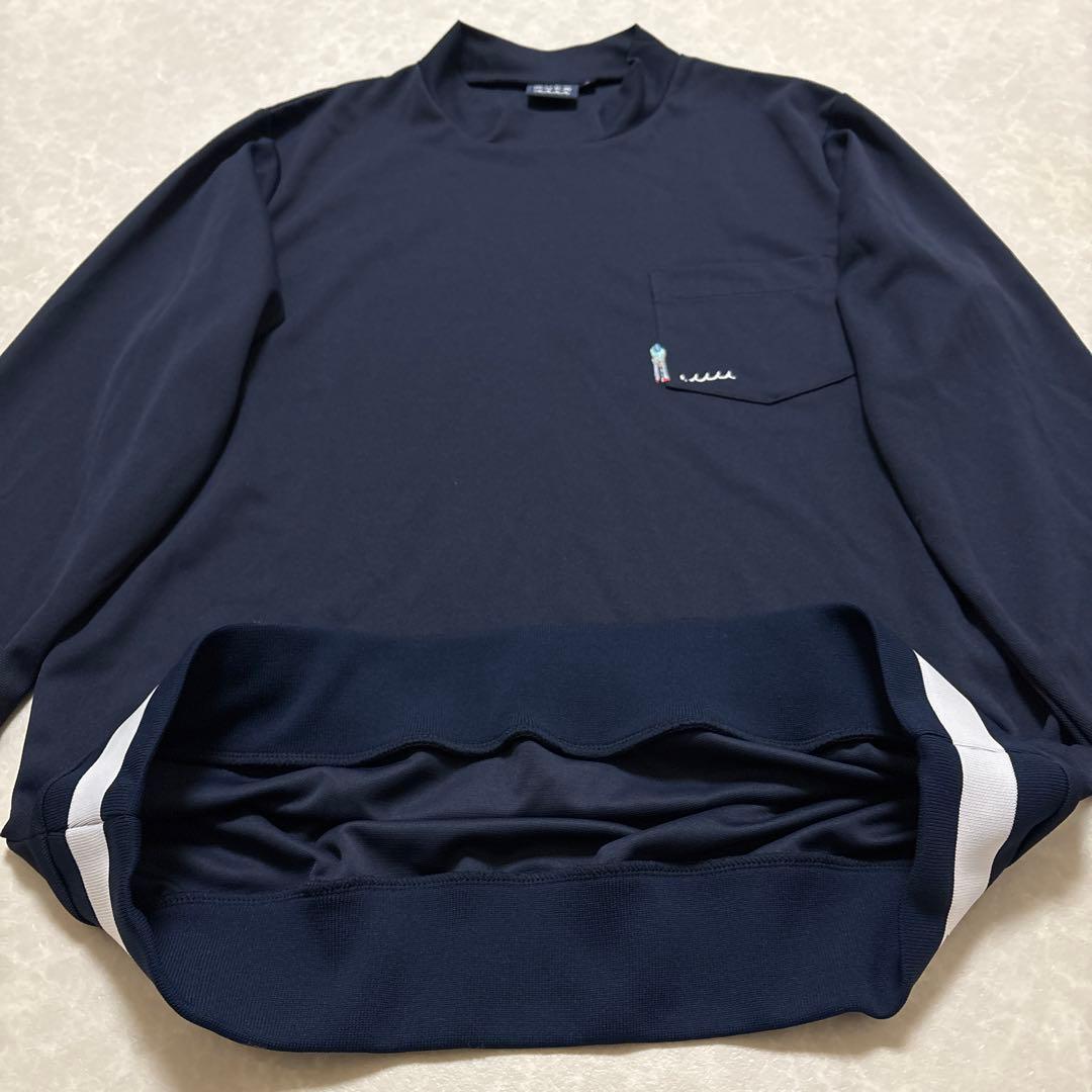 ムータマリンゴルフ★ストレッチ★春秋★モックネックシャツ【メンズ サイズ5（M】