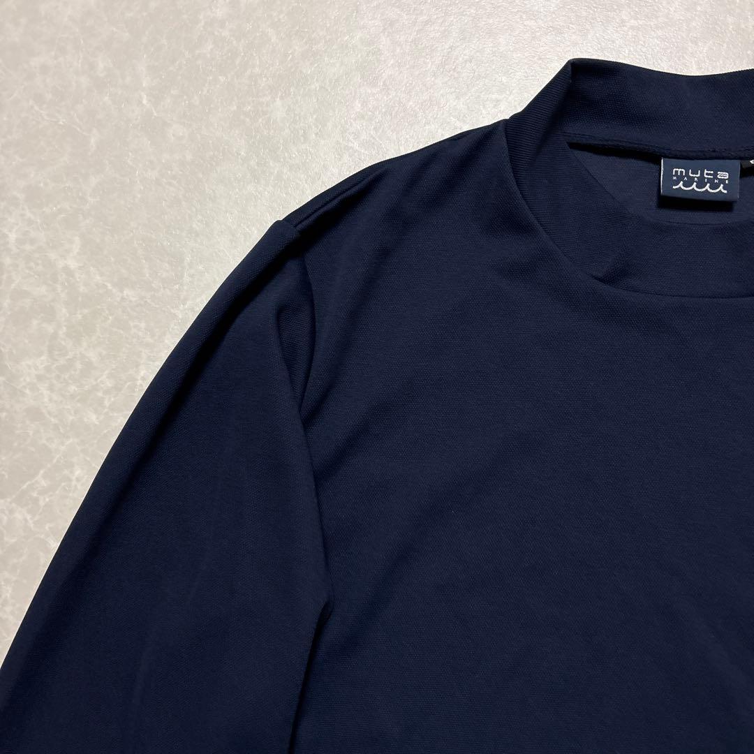 ムータマリンゴルフ★ストレッチ★春秋★モックネックシャツ【メンズ サイズ5（M】