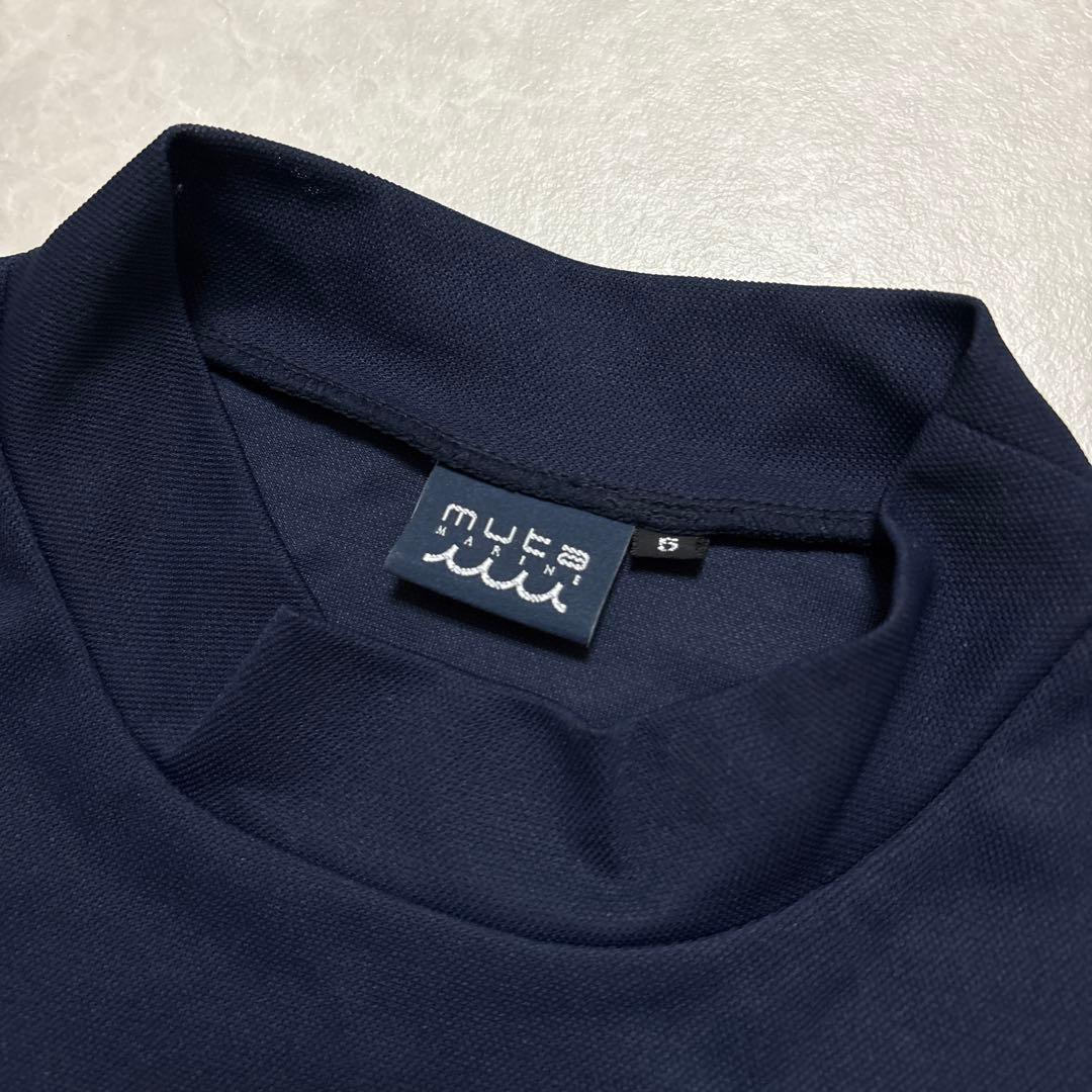 ムータマリンゴルフ★ストレッチ★春秋★モックネックシャツ【メンズ サイズ5（M】