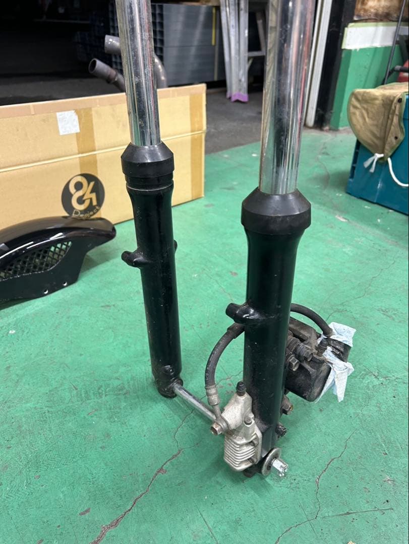 GSX250E/400Eフロントフォーク　ザリ