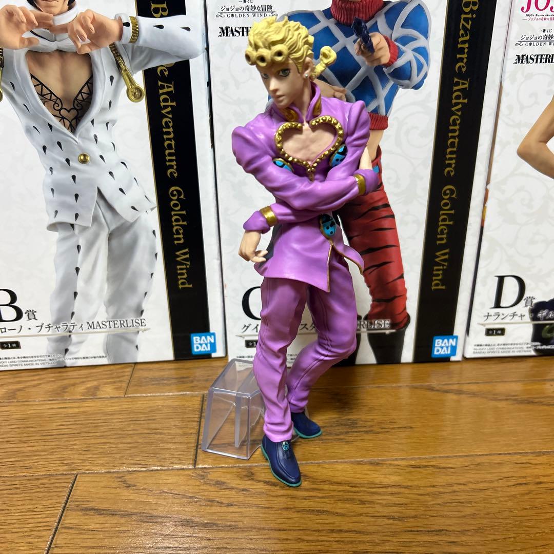 ジョジョの奇妙な冒険　一番くじ　GOLDEN WINDフィギュア　全種
