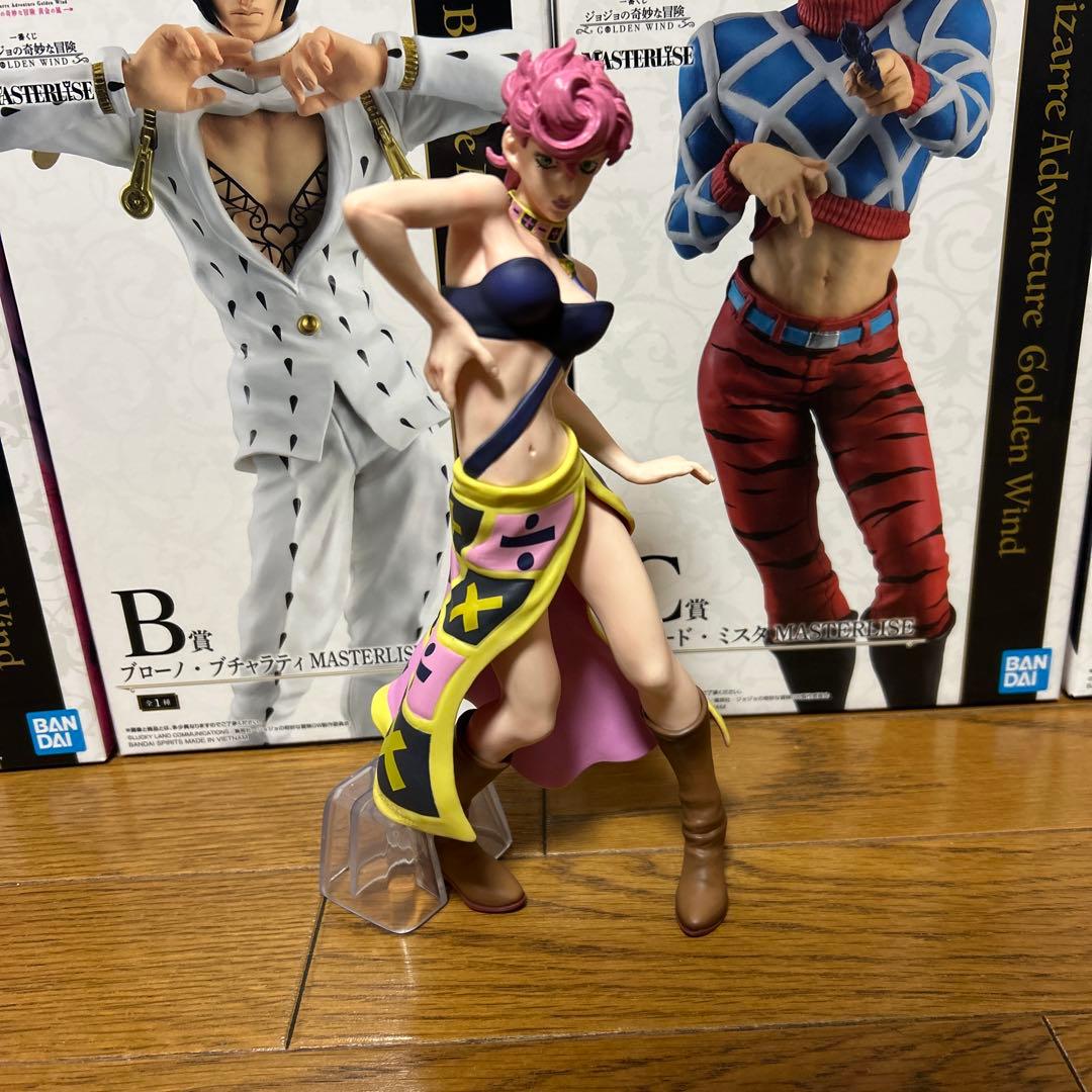 ジョジョの奇妙な冒険　一番くじ　GOLDEN WINDフィギュア　全種