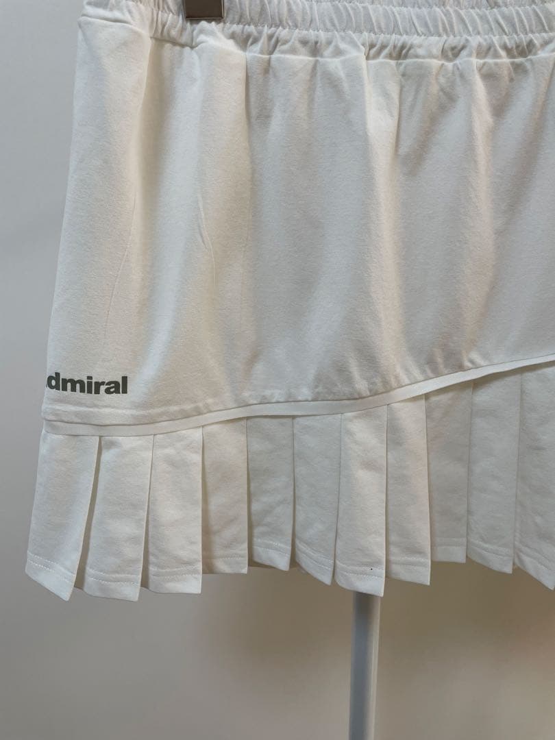 アドミラル新品紙タグ付き⭐️アシメプリーツスコートテニスウエア