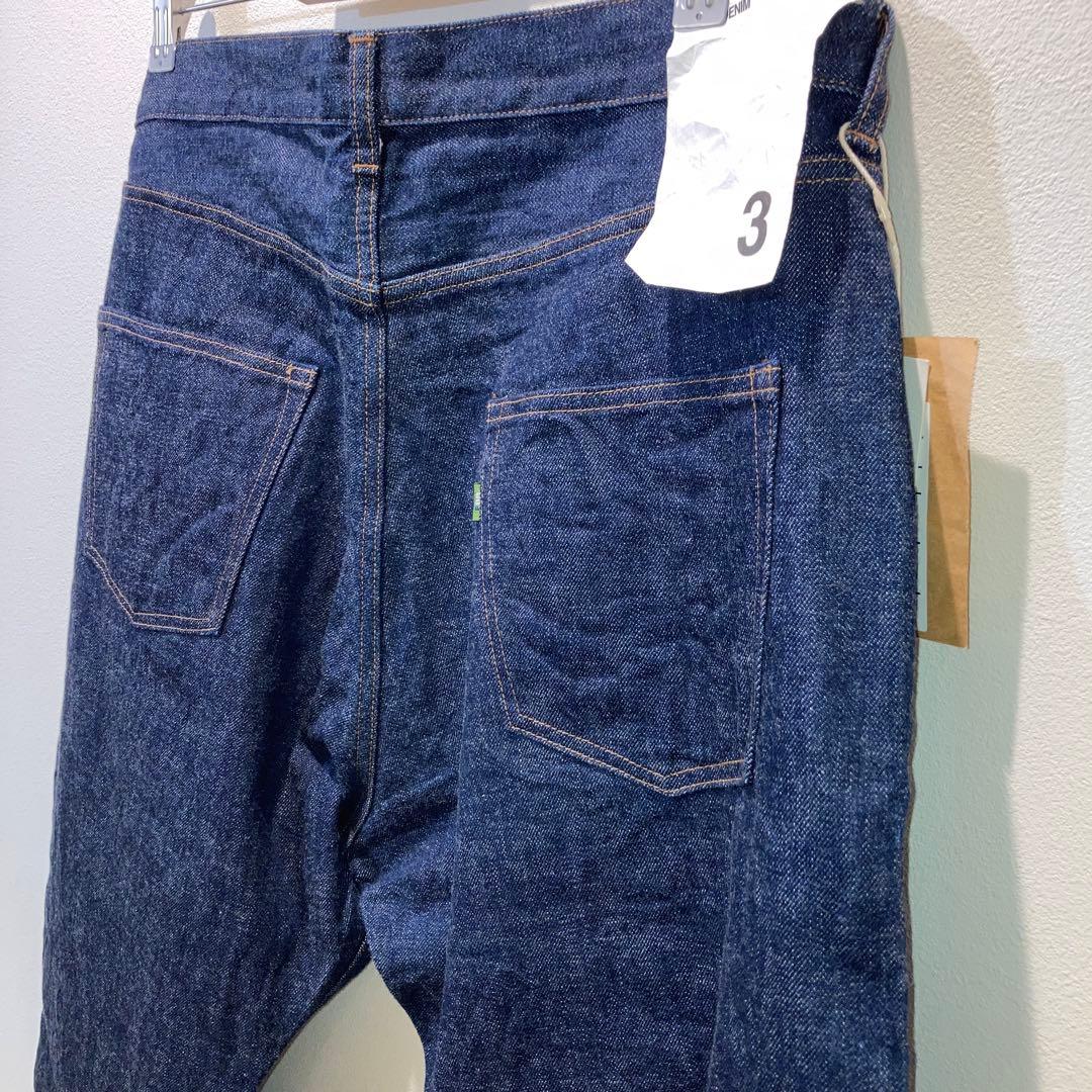 【未使用】FOB FACTORY F1147 ワイドデニム5Pパンツ　サイズ3