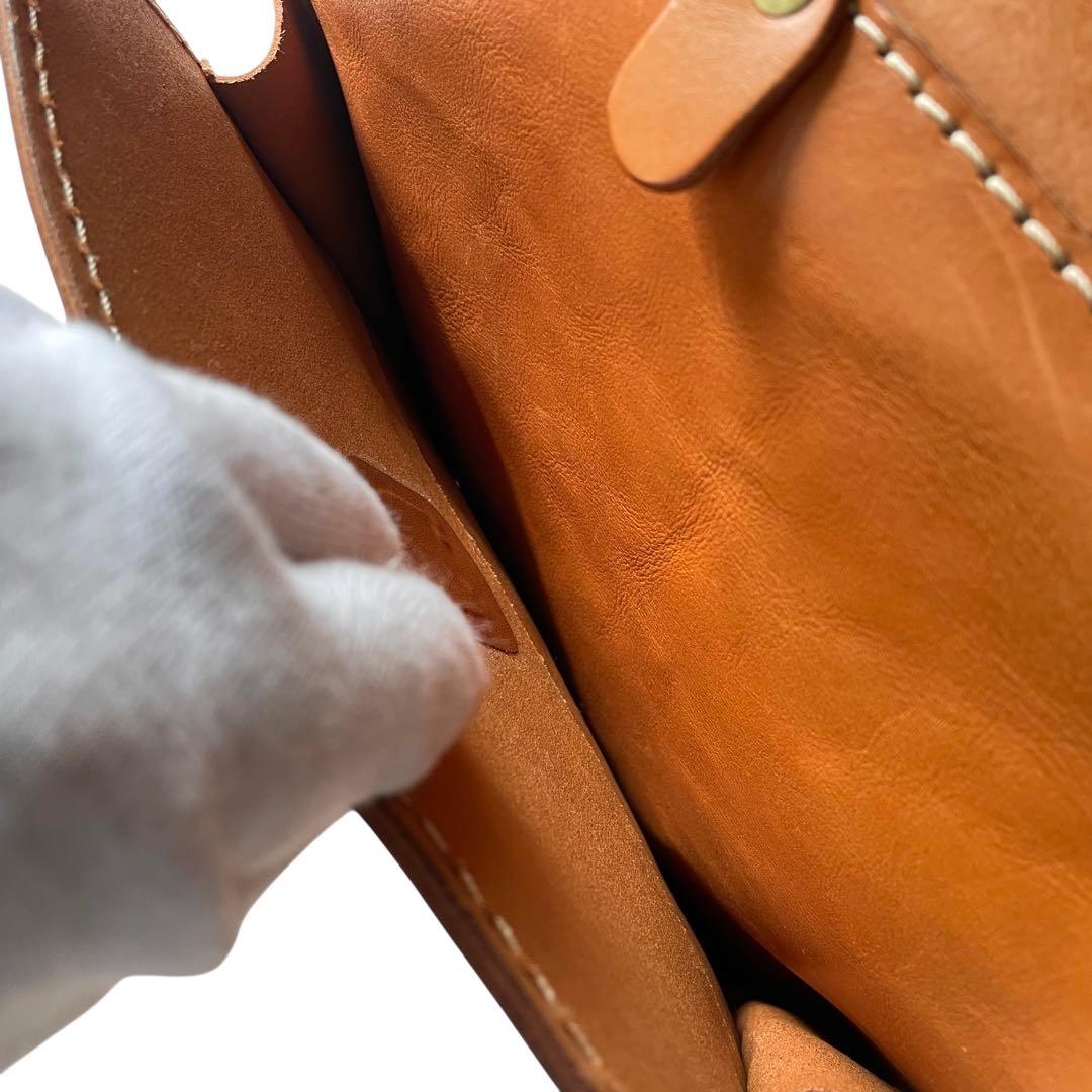 《未使用品》HERZ ヘルツ リュック ダレスバッグ 日本製 本革 キャメル 茶