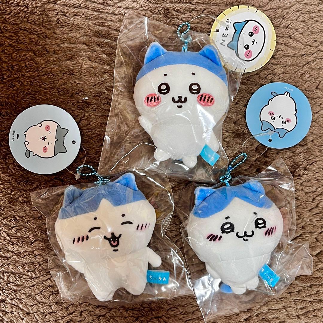 ちいかわ ハチワレ マスコット 3種セット 生え変わり スポーツ刈り