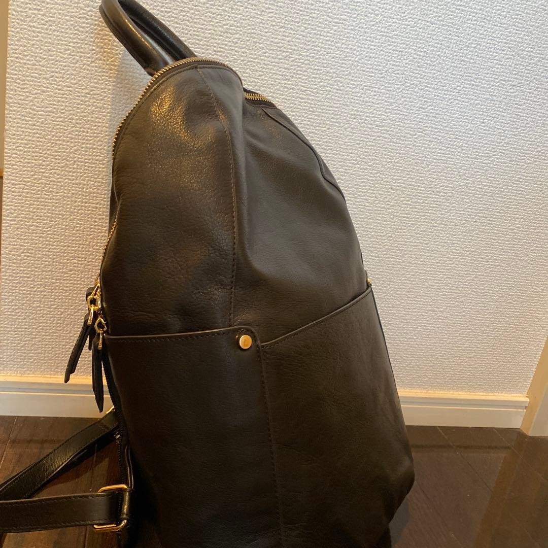 【極美品】ear PAPILLONNER　レザースタンドリュック