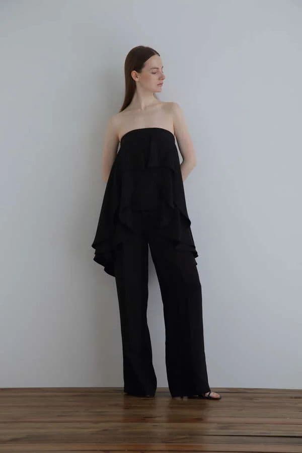 24SS LE PHIL ルフィル ピュアリネン トップス ベアトップ