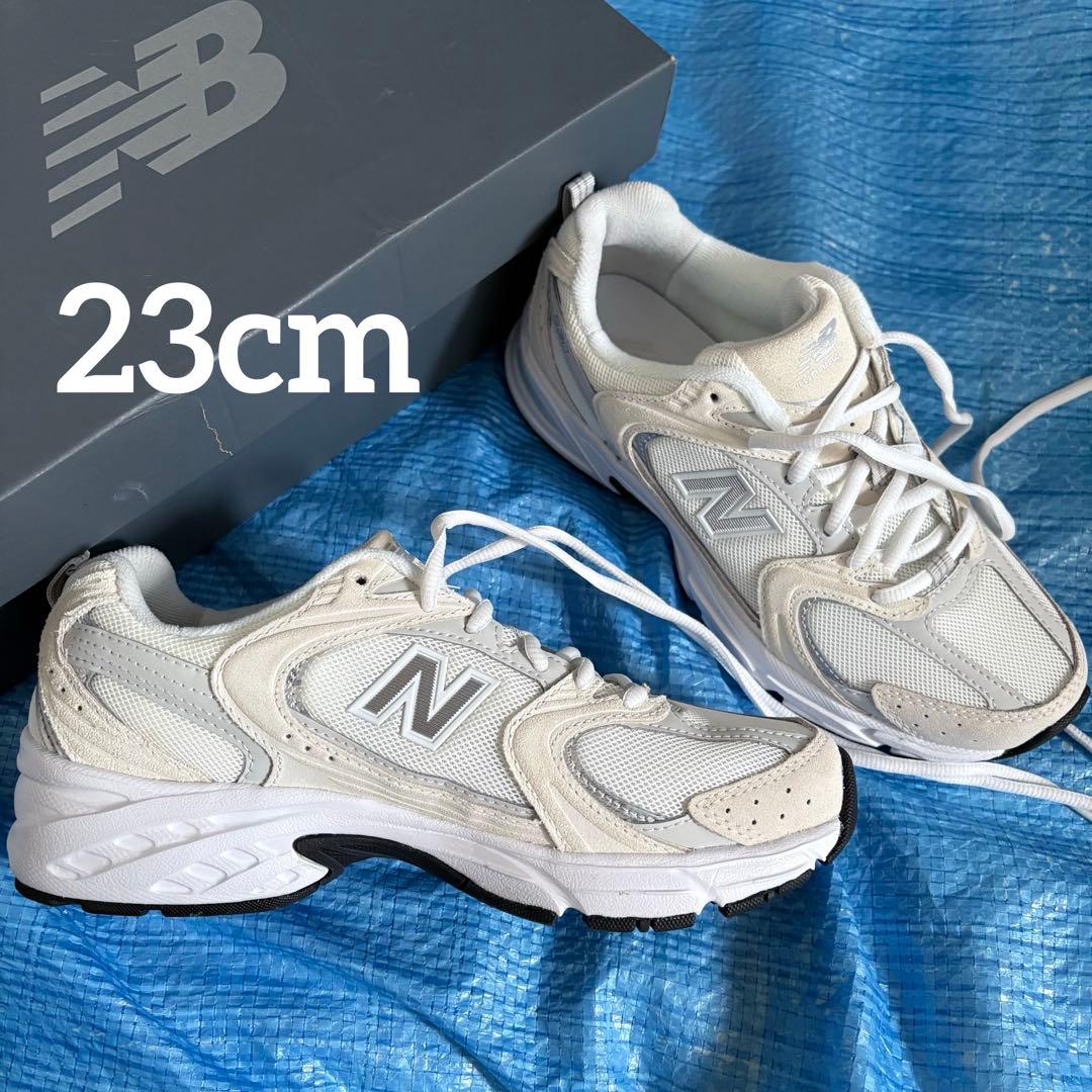 新品⬜︎new balance⬜︎MR530CE⬜︎スニーカー⬜︎ホワイト⬜︎白⬜︎23cm
