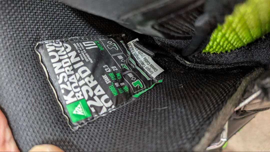 K2クリッカーブーツとビンディングのセット