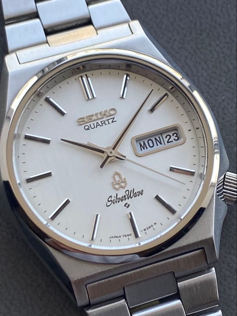 セイコーシルバーウェーブ キズ無し極美品 アンティーク - メルカリ