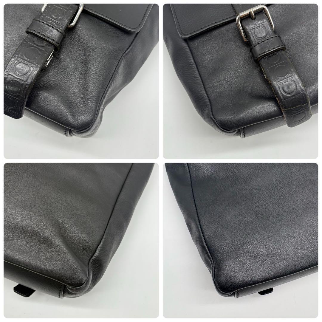 【良品！✨】Salvatore Ferragamo ショルダーバッグ ハンド 黒