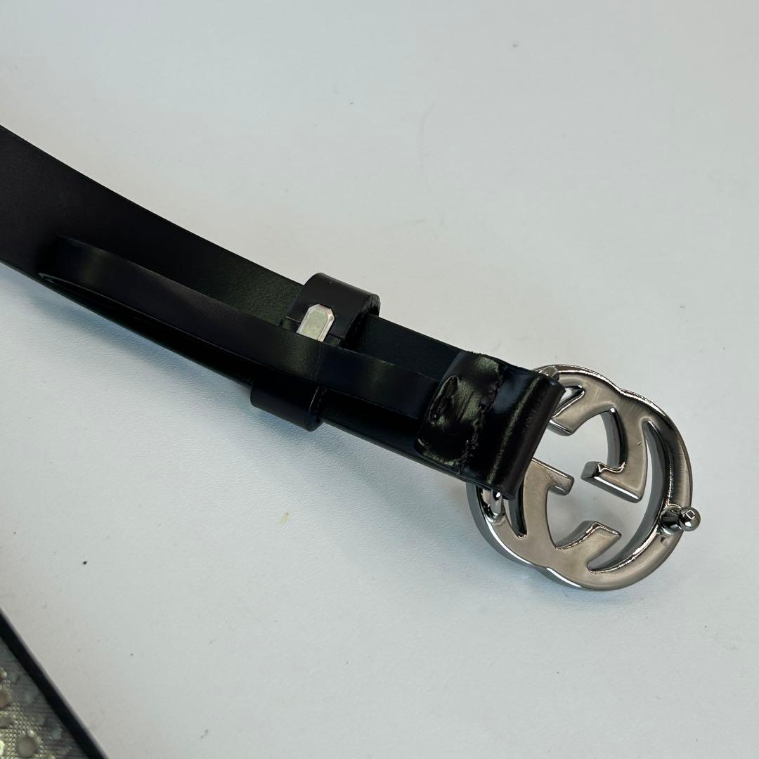 グッチ GUCCI ベルト インターロッキングGバックル