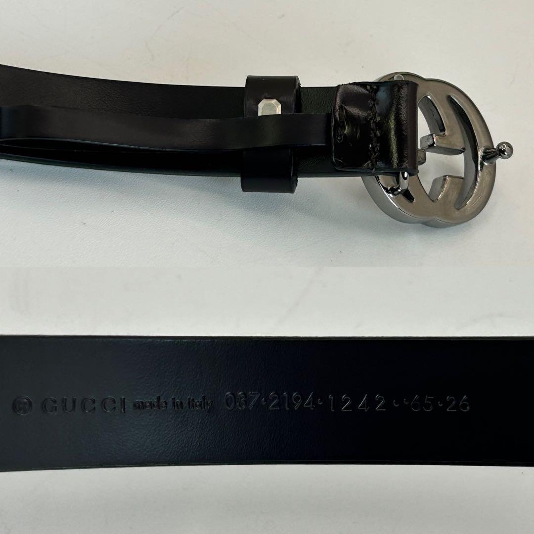 グッチ GUCCI ベルト インターロッキングGバックル