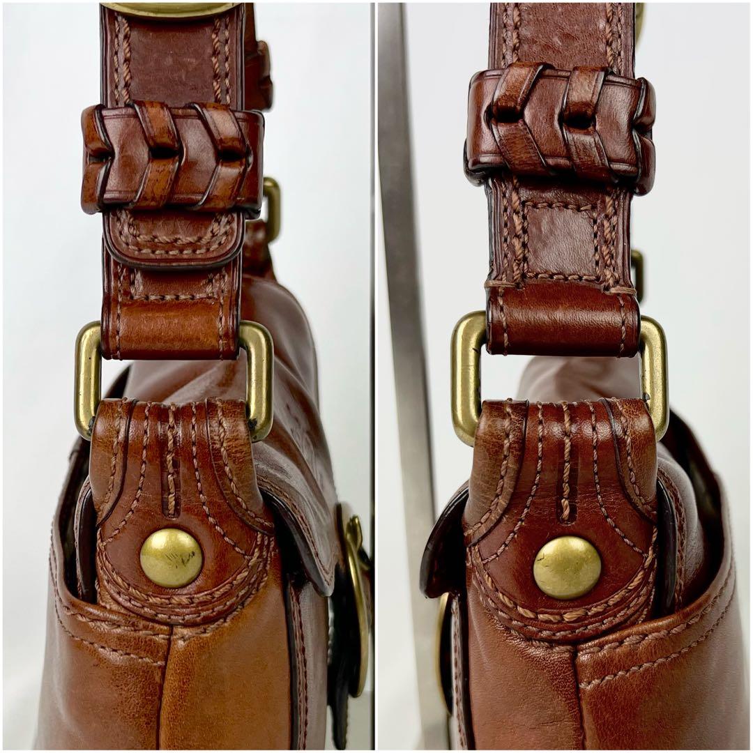 COACH ショルダーバッグ ソーホー ブリーカー 11427 レザー ブラウン