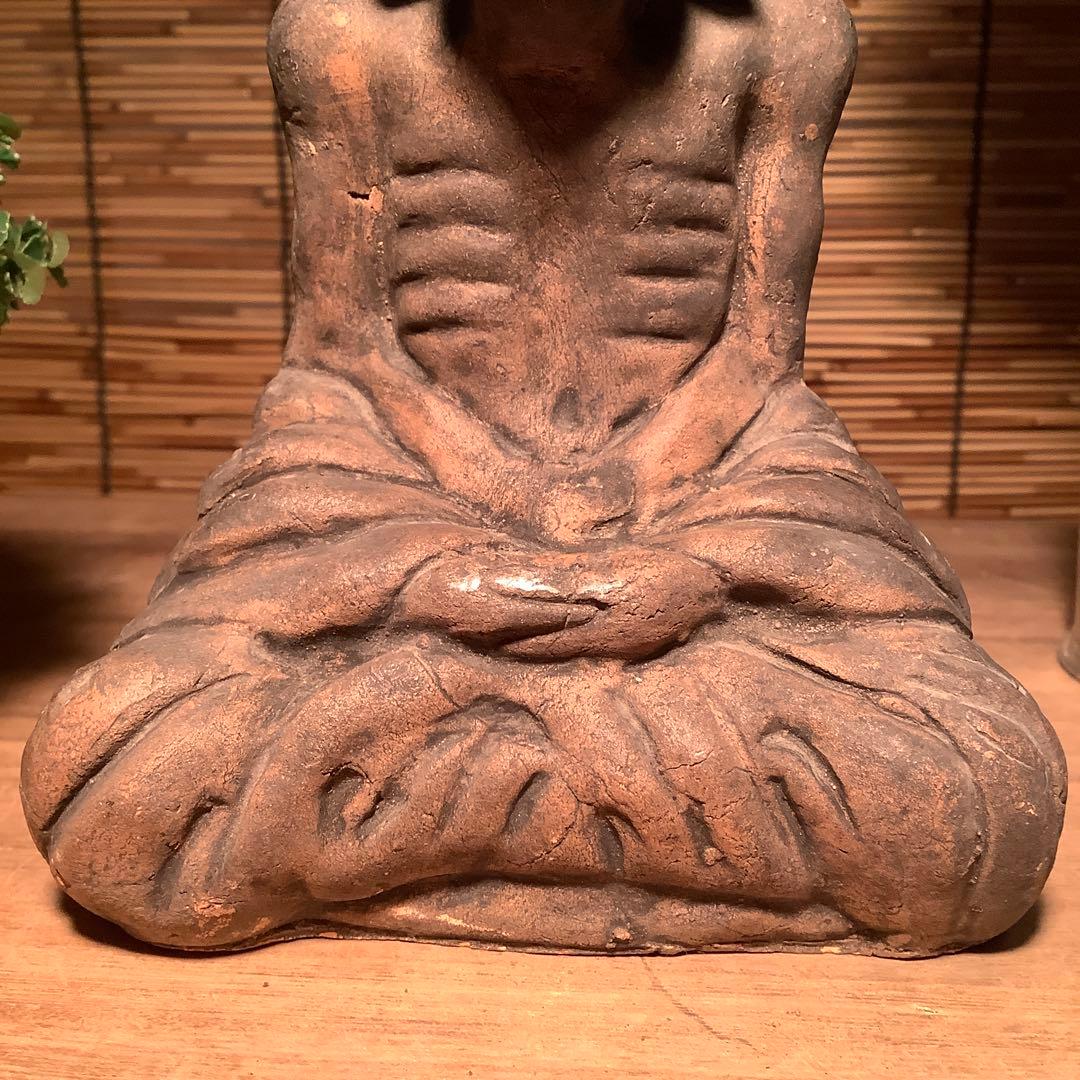 茶太郎様売約keep…最高位聖者「高僧・阿羅漢像」煩悩断滅・最高境地