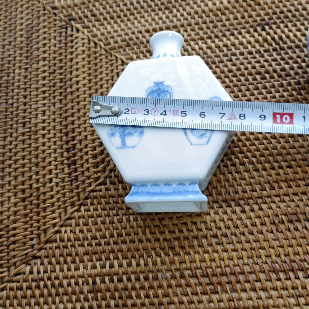 深川製磁　ブルーチャイナ壺