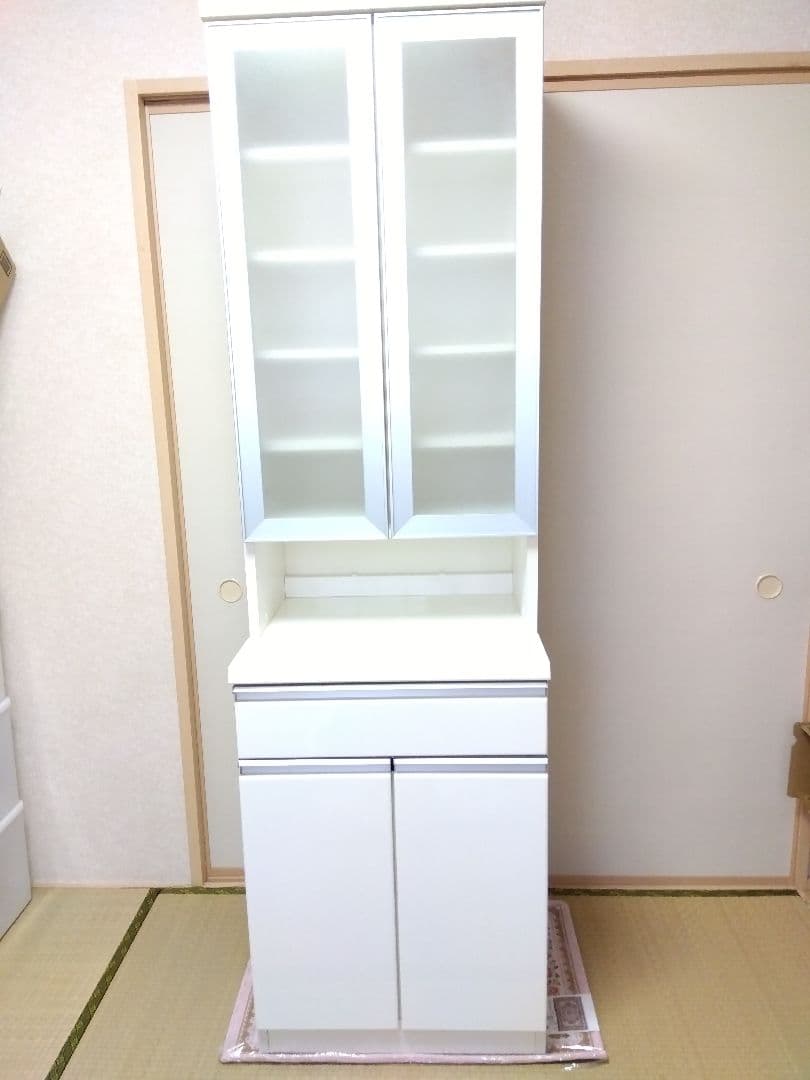 103 ニトリ 食器棚 60幅 ルシア