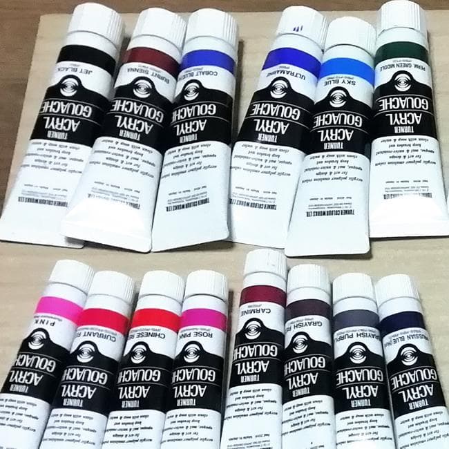 アクリルガッシュリキテックスターナー他芸大美大