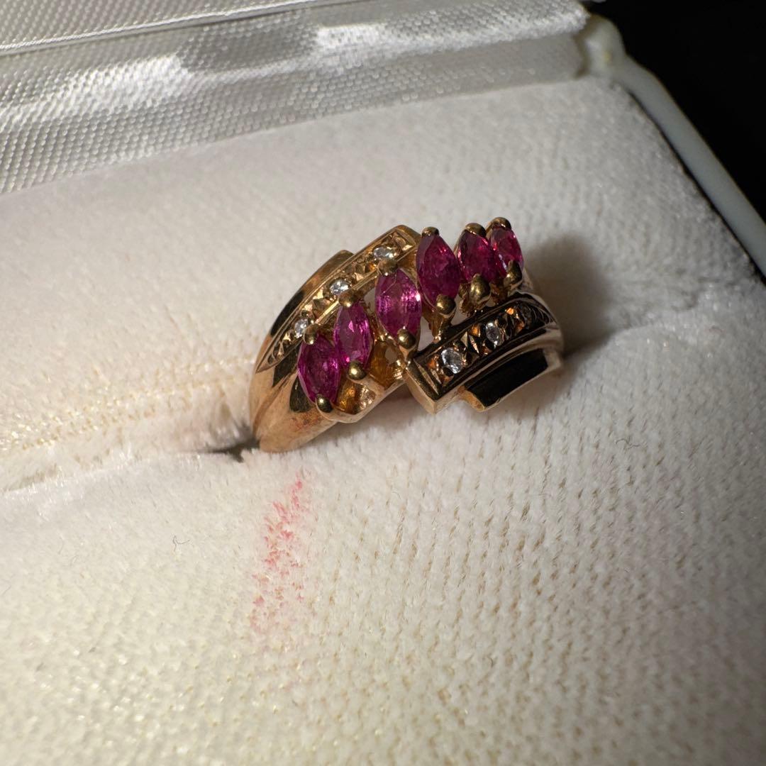 すいか様 ALIITA うさぎリング XS ♯11 K9 箱付き