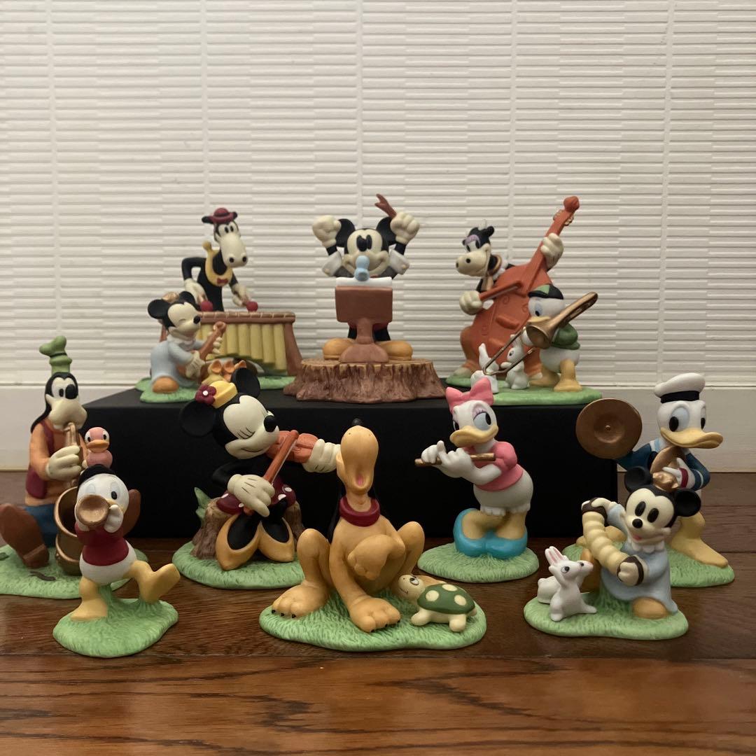 ディズニー 陶器置物 フィギュアリンワールド オーケストラ 音楽隊