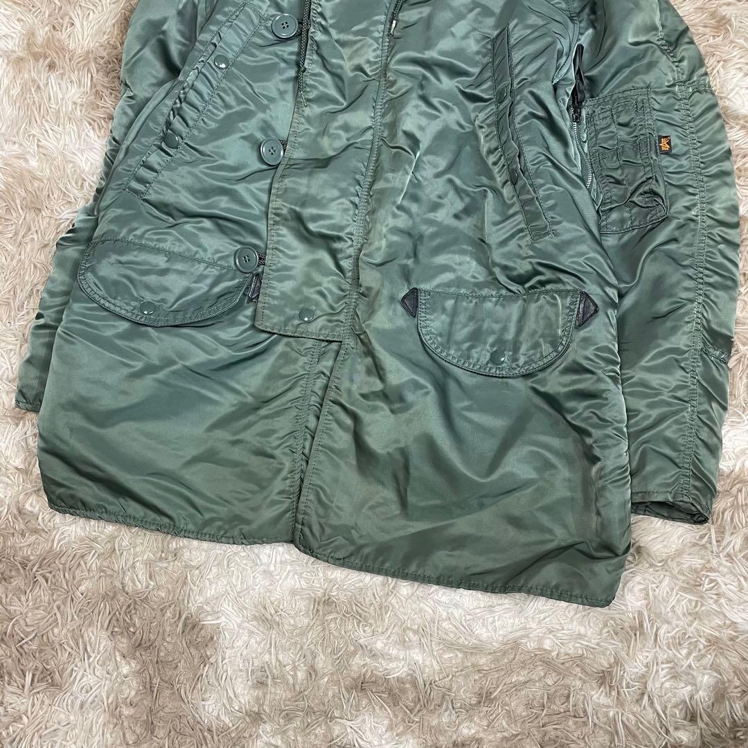 アルファインダストリーズ　N-3B フライトジャケット　アメリカ製　USA製