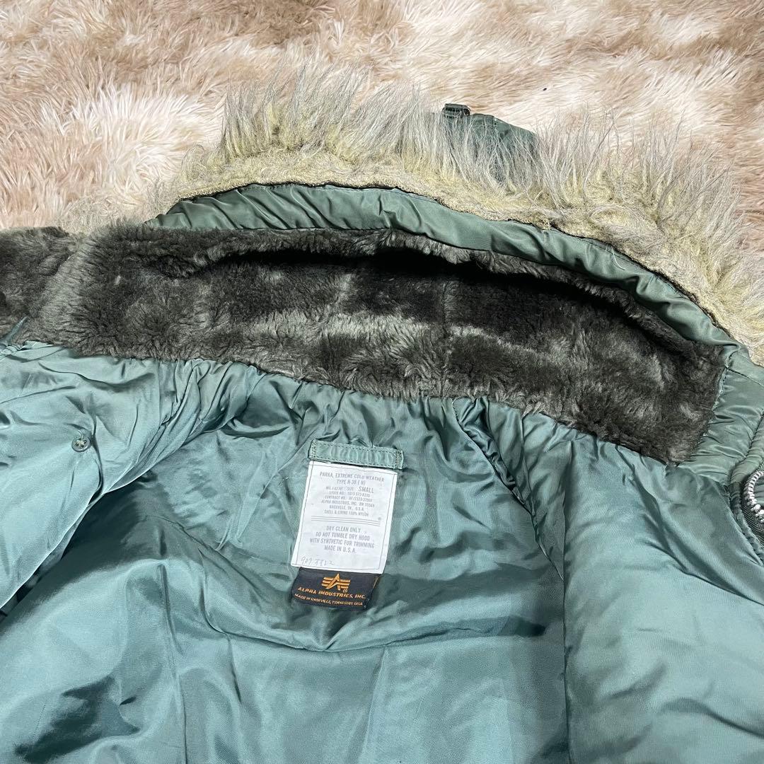 アルファインダストリーズ　N-3B フライトジャケット　アメリカ製　USA製