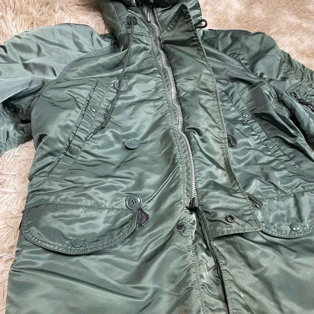 アルファインダストリーズ　N-3B フライトジャケット　アメリカ製　USA製