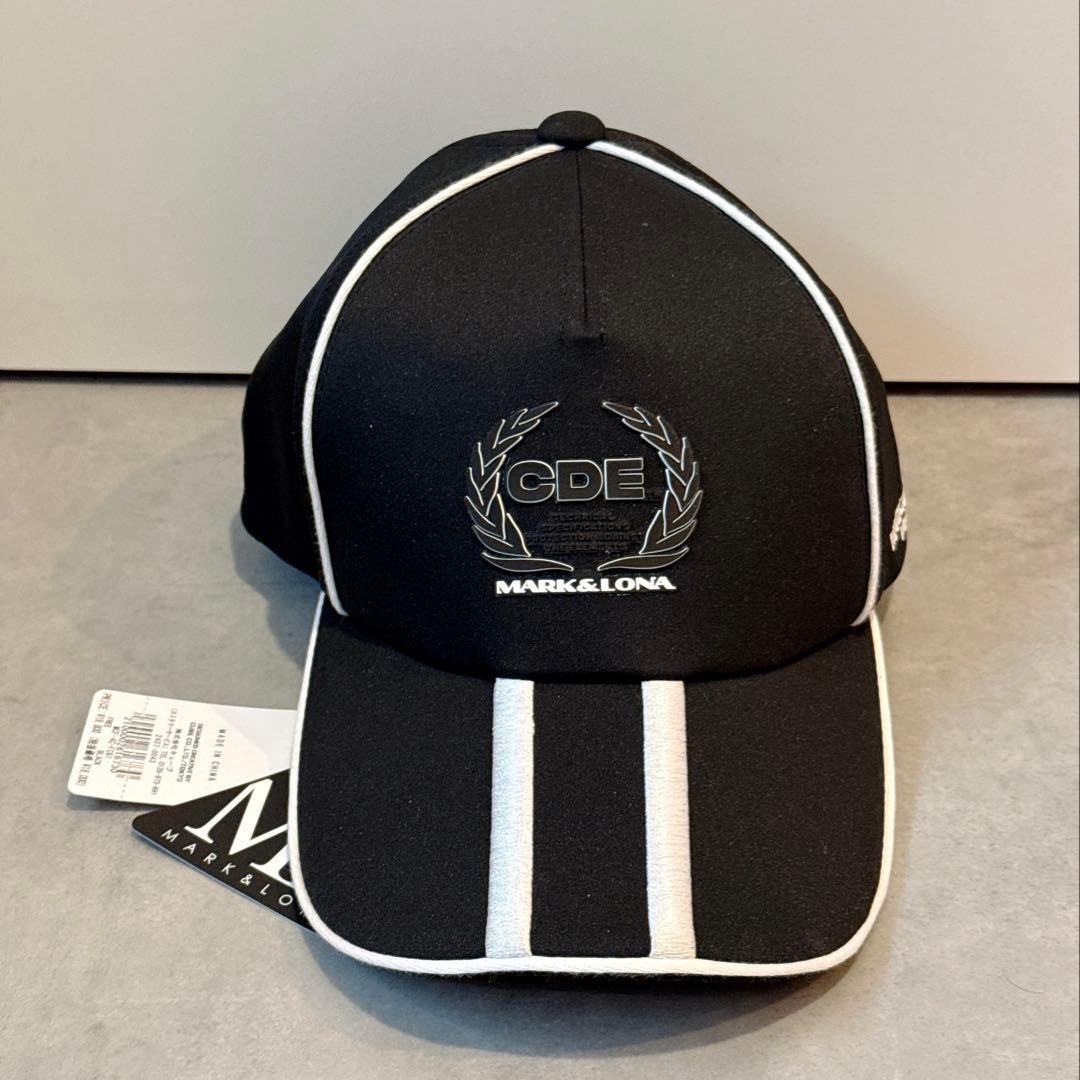 新品 ★ MARK&LONA キャップ 帽子 マーク&ロナ ブラック 正規品