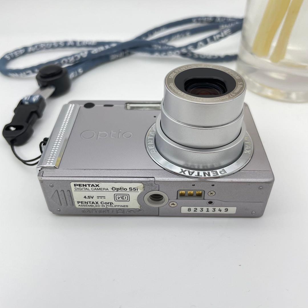スマホ転送OK✨PENTAX Optio s5i✨動作確認済 可愛すぎるコンデジ