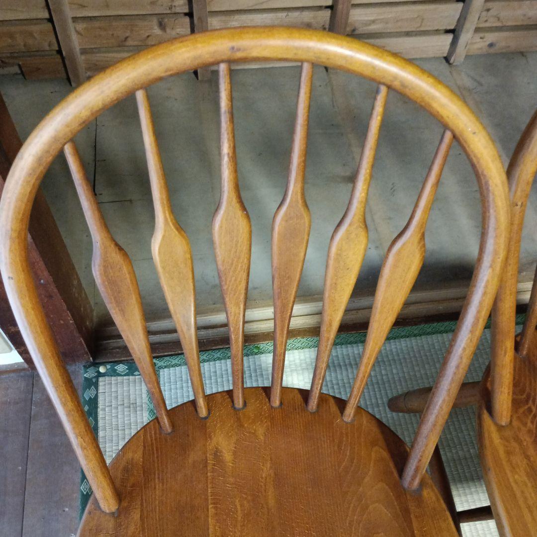 柏木工（KASHIWA） ヴィンテージ　ウィンザーチェア4脚