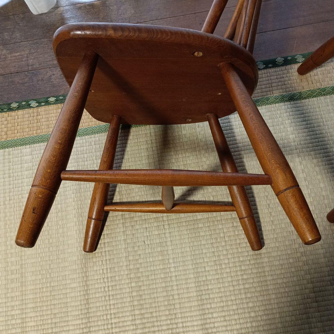 柏木工（KASHIWA） ヴィンテージ　ウィンザーチェア4脚