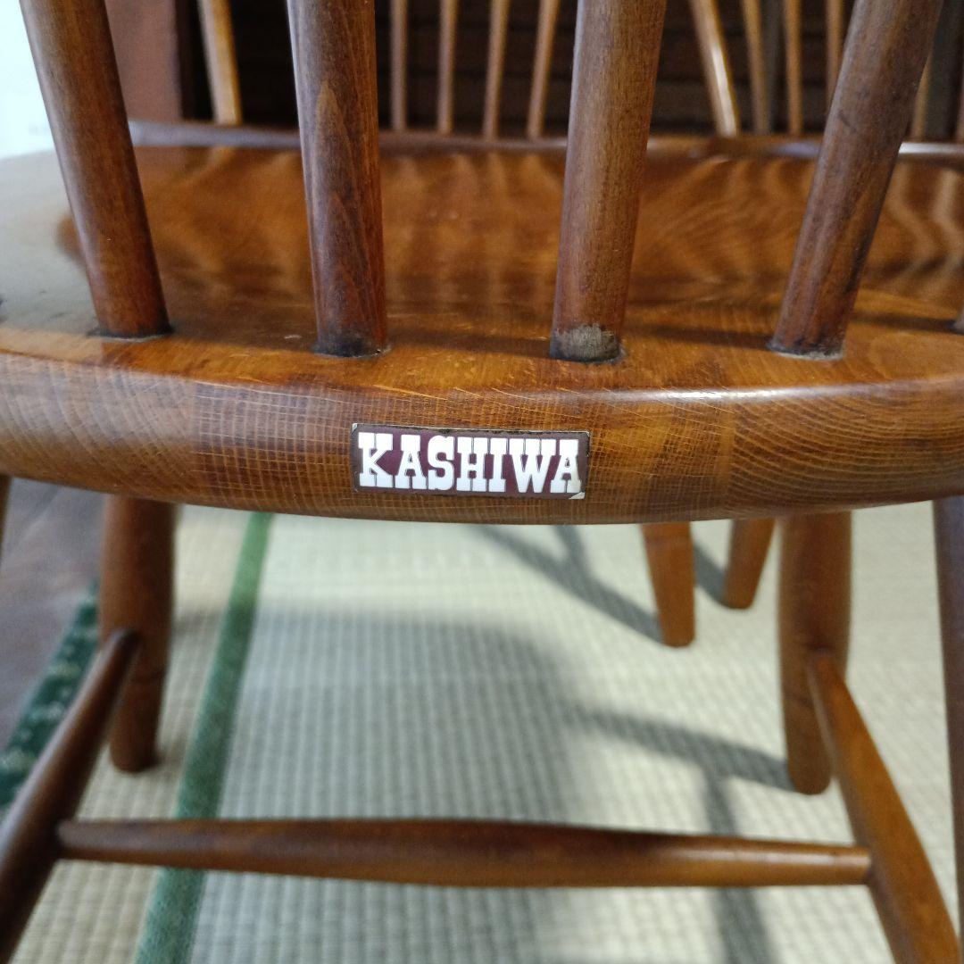 柏木工（KASHIWA） ヴィンテージ　ウィンザーチェア4脚