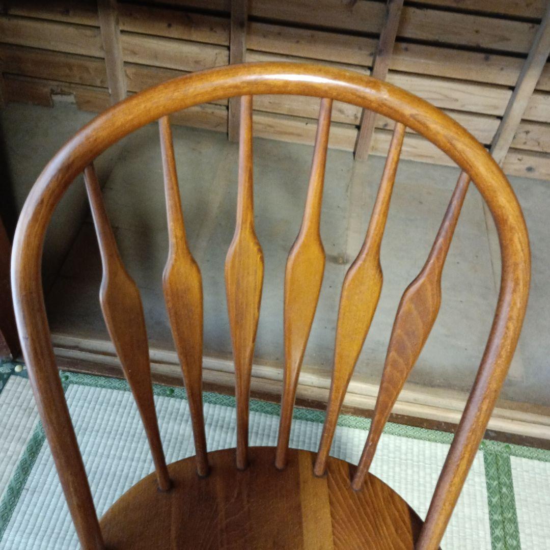 柏木工（KASHIWA） ヴィンテージ　ウィンザーチェア4脚