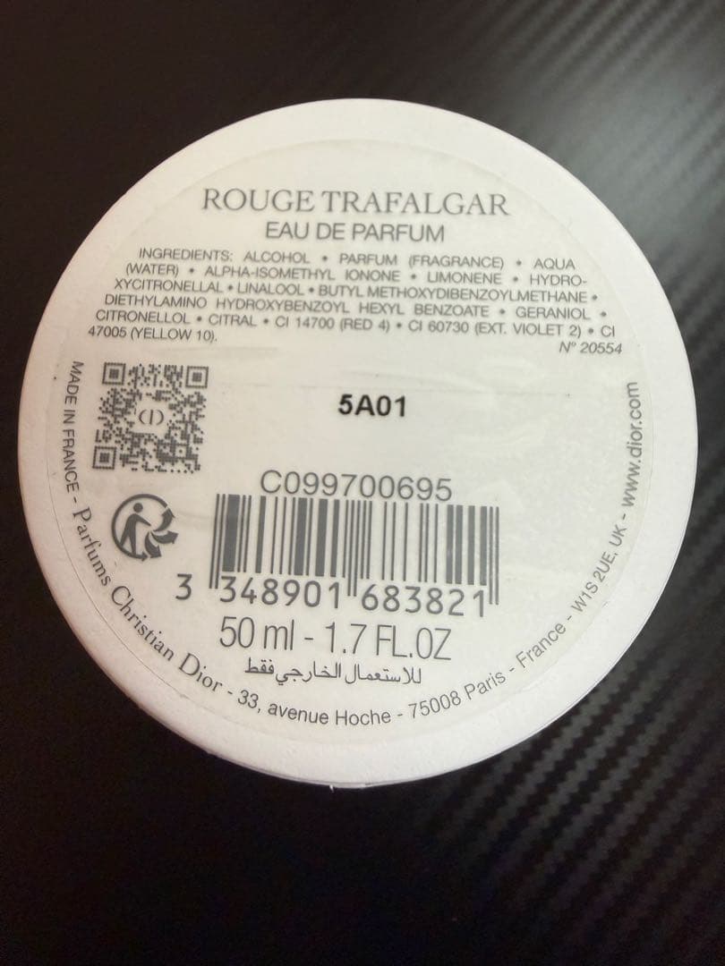 ROUGE TRAFALGAR Eau de Parfum 50ml Di or