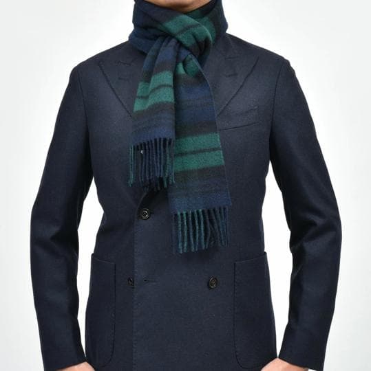 【新品未使用】ジョシュア エリス ウールカシミア マフラー 30×180cm