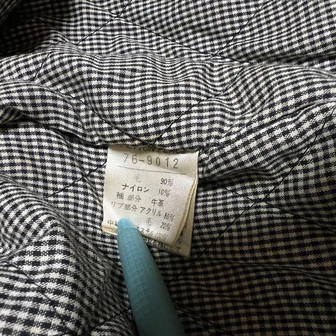 PEYTON PLACE スタジャン赤黒 カウレザー 刺繍 希少 ビンテージ