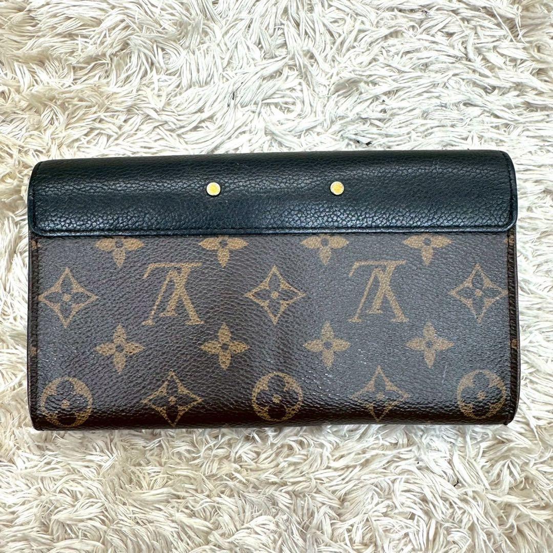 【美品】ルイヴィトン 長財布 ブラウン ポルトフォイユ パラス M58415