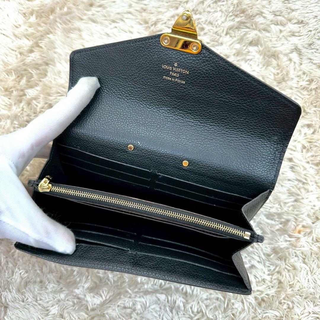 【美品】ルイヴィトン 長財布 ブラウン ポルトフォイユ パラス M58415