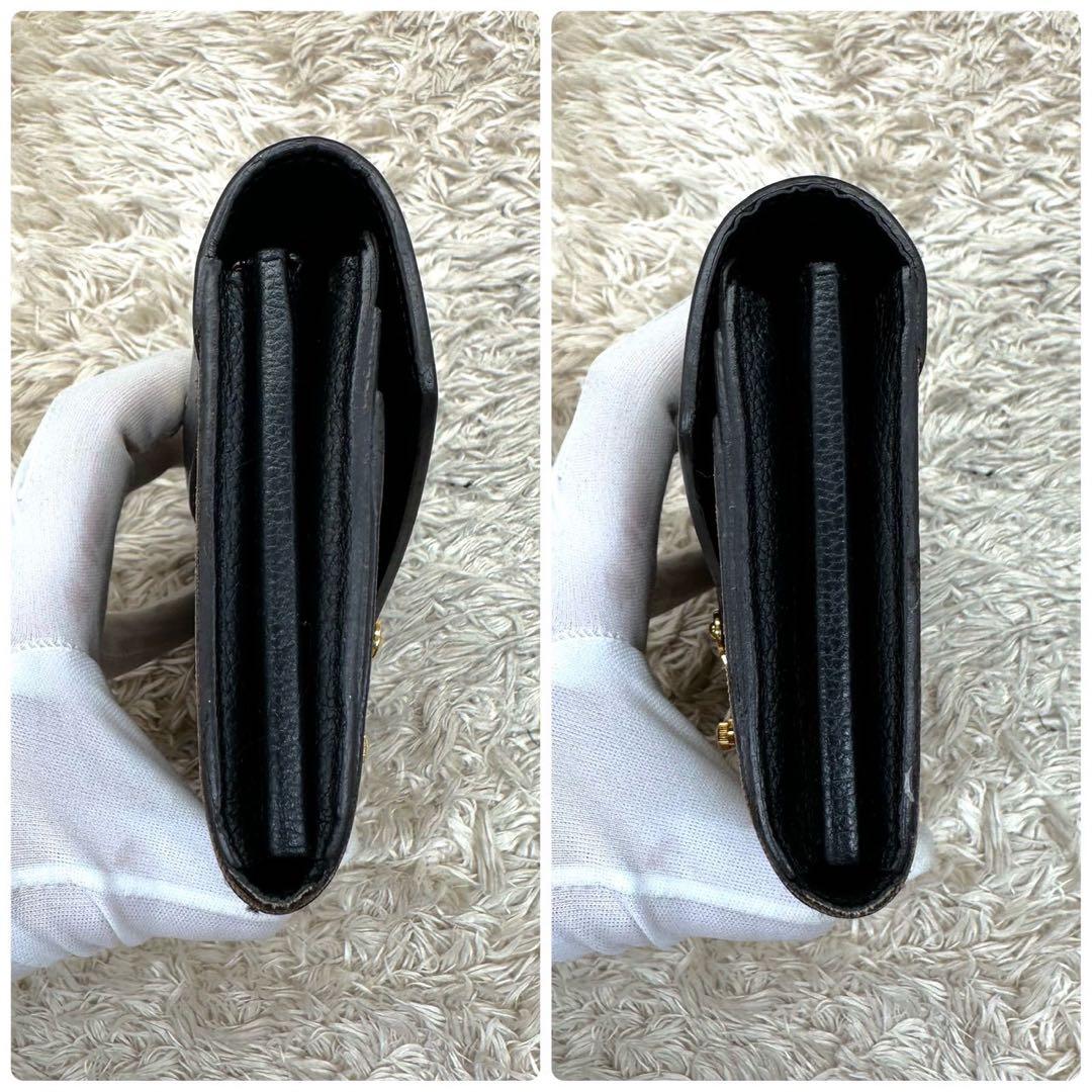 【美品】ルイヴィトン 長財布 ブラウン ポルトフォイユ パラス M58415