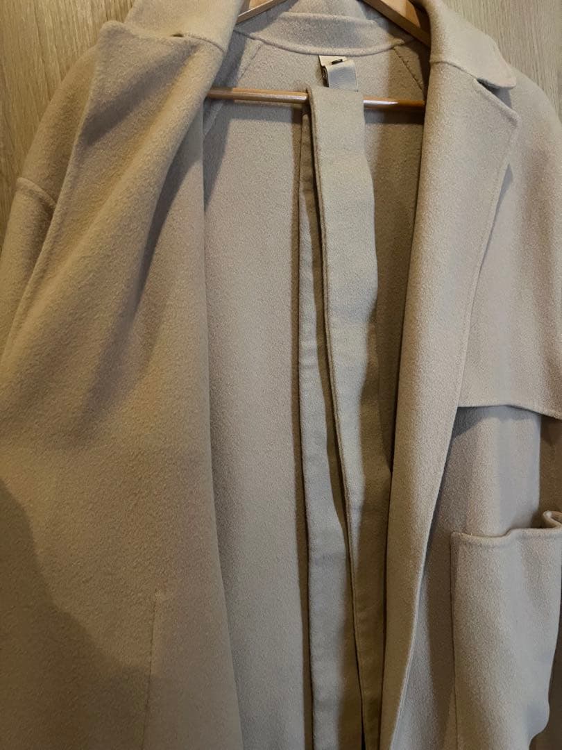 【ROPE】リバーメルトントレンチコート　38 ベージュ