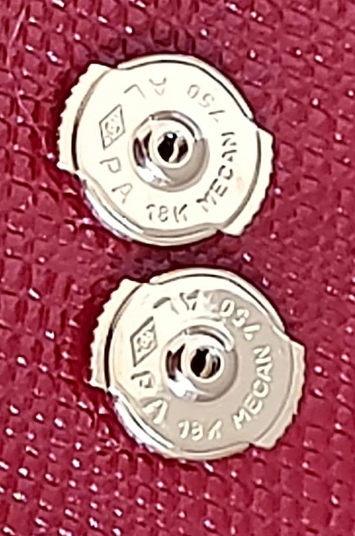 やや訳あり☆カルティエ ダムール K18PG ピンクサファイアピアス 証明