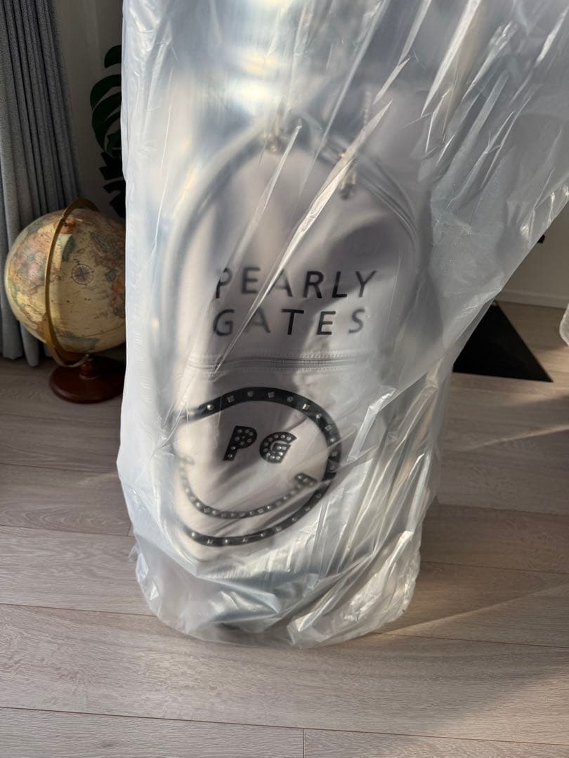 PEARLY GATES キャディバッグ ホワイト/シルバー - メルカリ